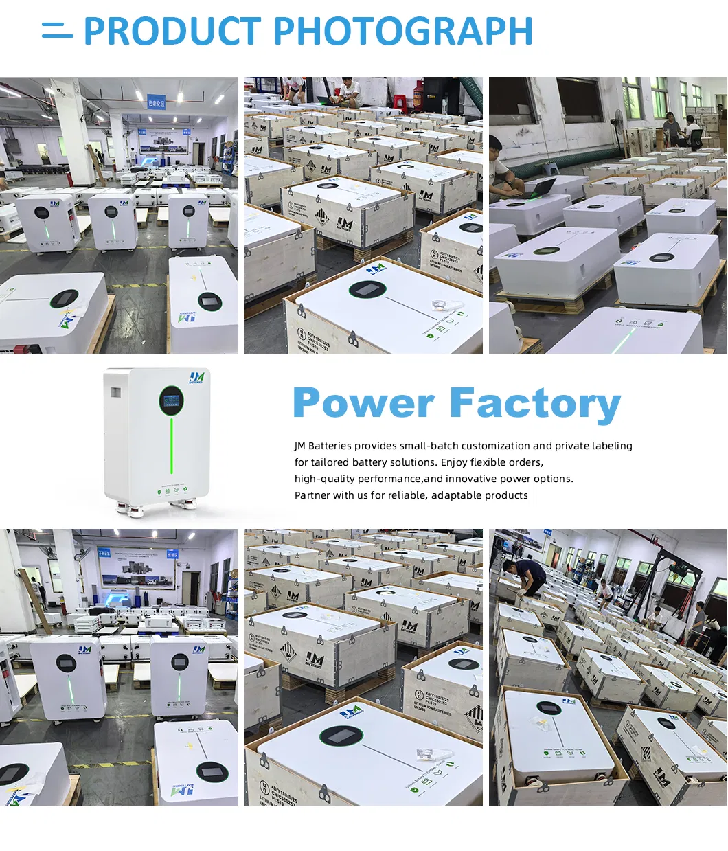 Fábrica OEM ODM de venta al por mayor directa 48V batería de iones de litio 300ah con sistema de almacenamiento de energía montado en la pared alimentado por energía solar