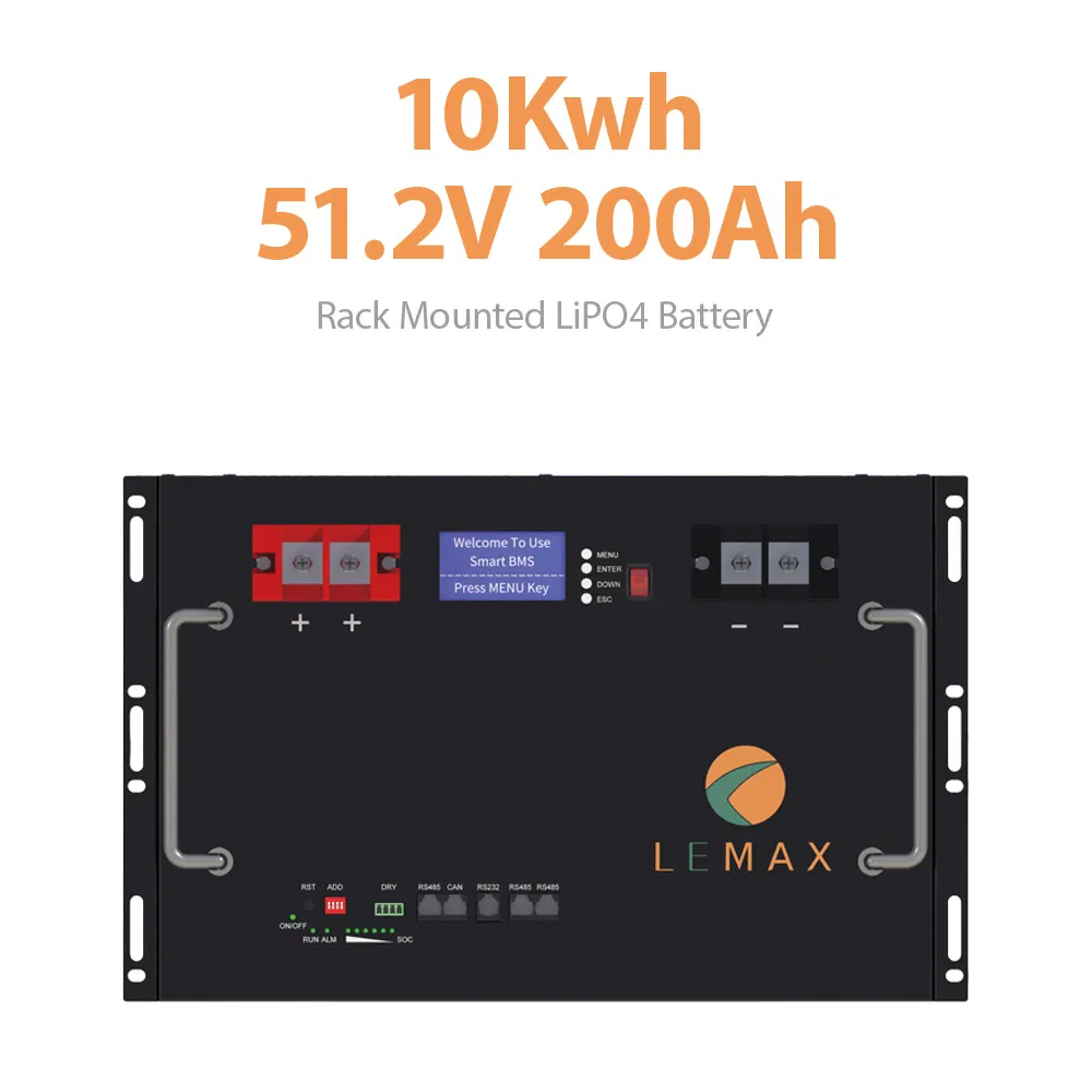 Batería de Litio Solar de Alta Tensión para Uso en el Hogar 10kwh Sistema Modular de Almacenamiento de Baterías Comerciales y para el Hogar