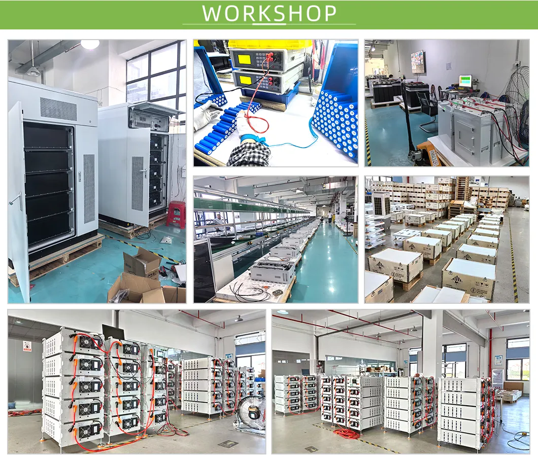 Sistema de Almacenamiento de Energía Solar Industrial y Comercial OEM&ODM 400V LiFePO4 Batería 100ah 200ah Montaje en Estante Apilado de Aire