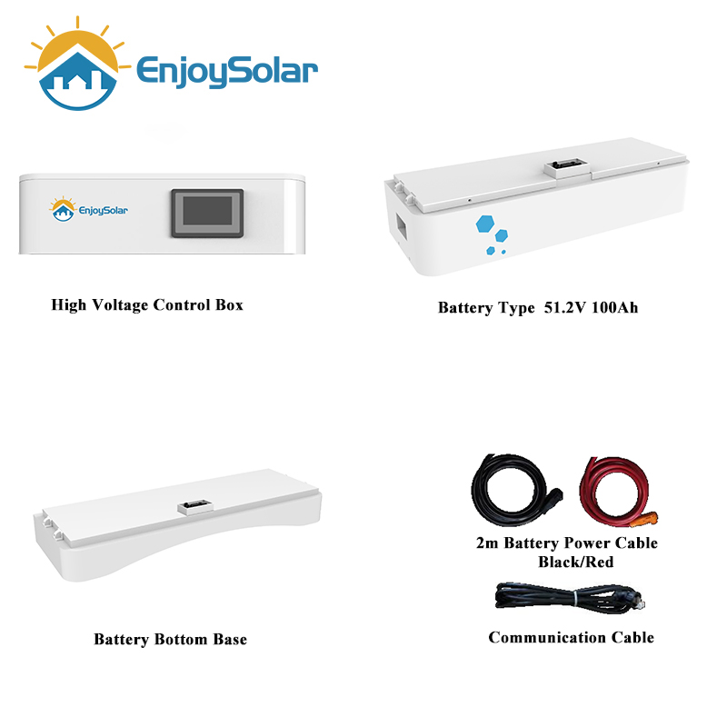 Disfruta de la Batería Solar de Litio de Alta Tensión 20kwh 30kwh 40kwh Batería de Litio Solar para Sistema de Almacenamiento de Energía Solar