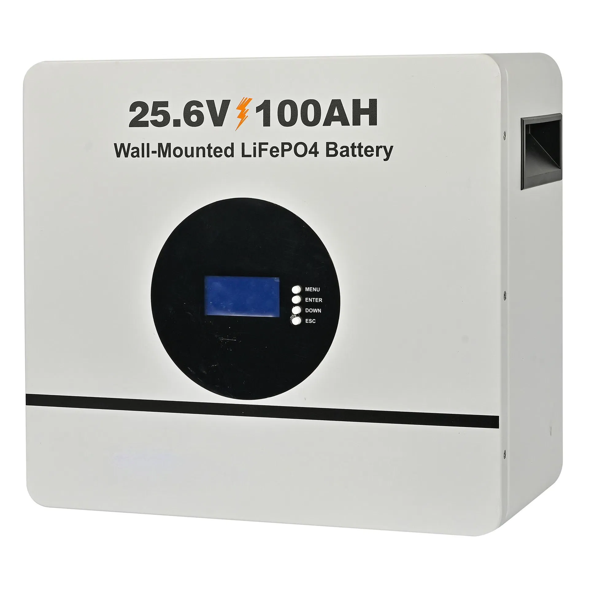 Batería de Ciclo Profundo Solar de Litio de Respaldo LFP 25.6V 100ah LiFePO4 2560kwh Baterías de Almacenamiento de Energía Montadas en la Pared para Casa