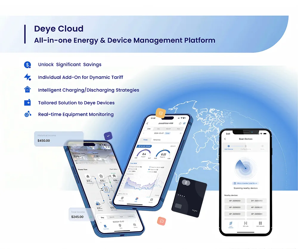 Batería Solar Deye 16kwh 51.2V 314ah LiFePO4 de Ión de Litio para Sistema de Almacenamiento de Energía Residencial