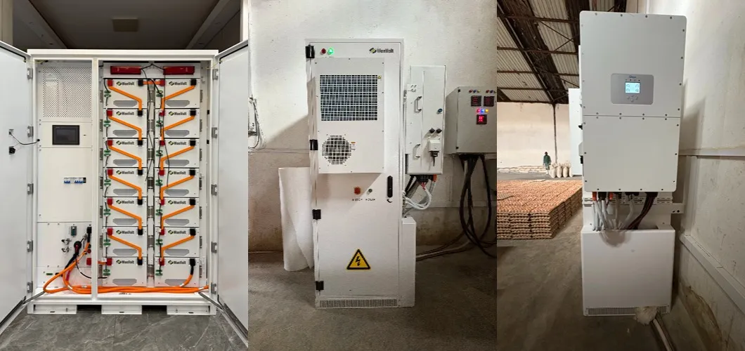 Microred de almacenamiento de energía conectada en paralelo