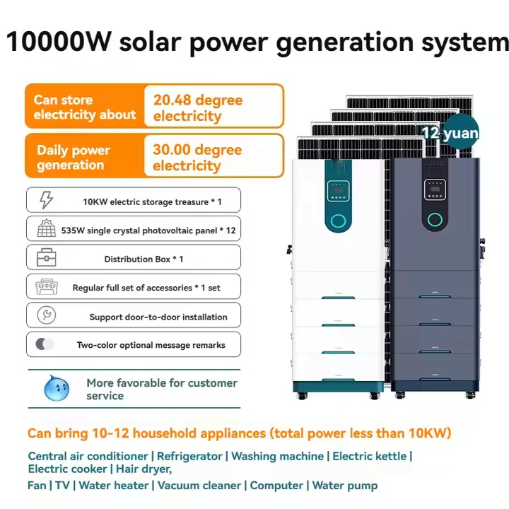Sistema de Almacenamiento de Energía Solar Batería de Fosfato de Hierro Litio Almacenamiento de Energía Portátil para el Hogar