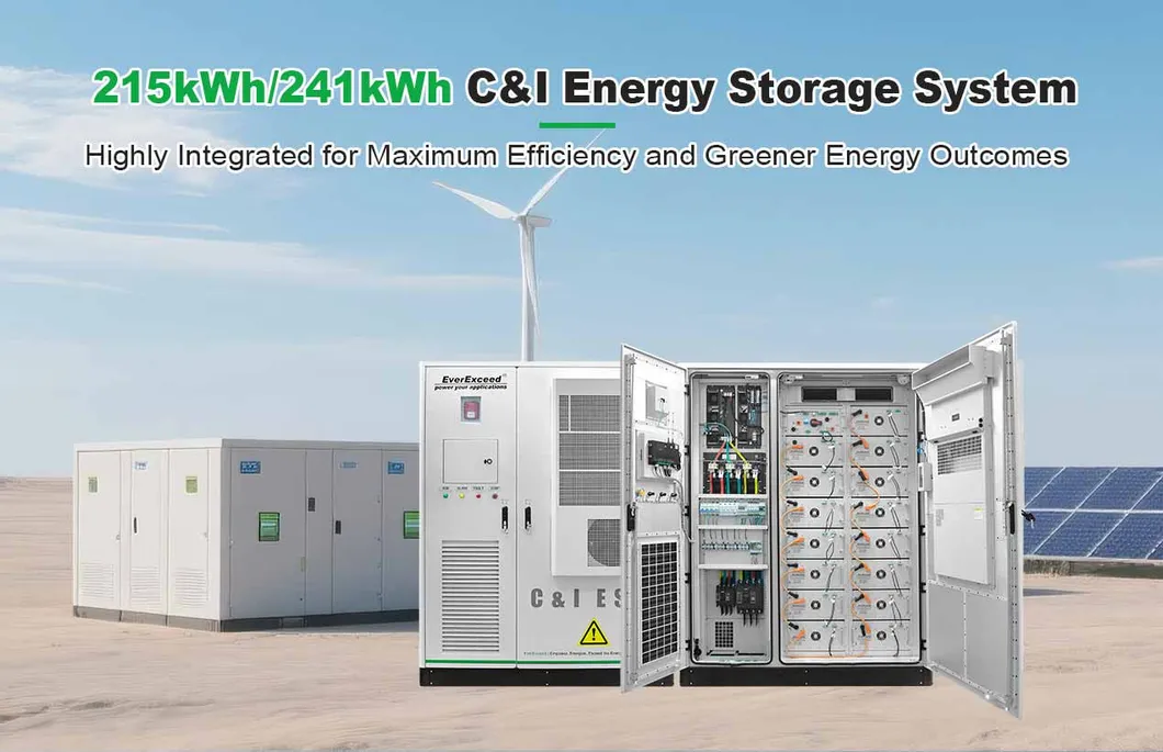 Sistema de Almacenamiento de Energía en Baterías Todo en Uno C&I, LiFePO4 Sistema de Almacenamiento de Energía