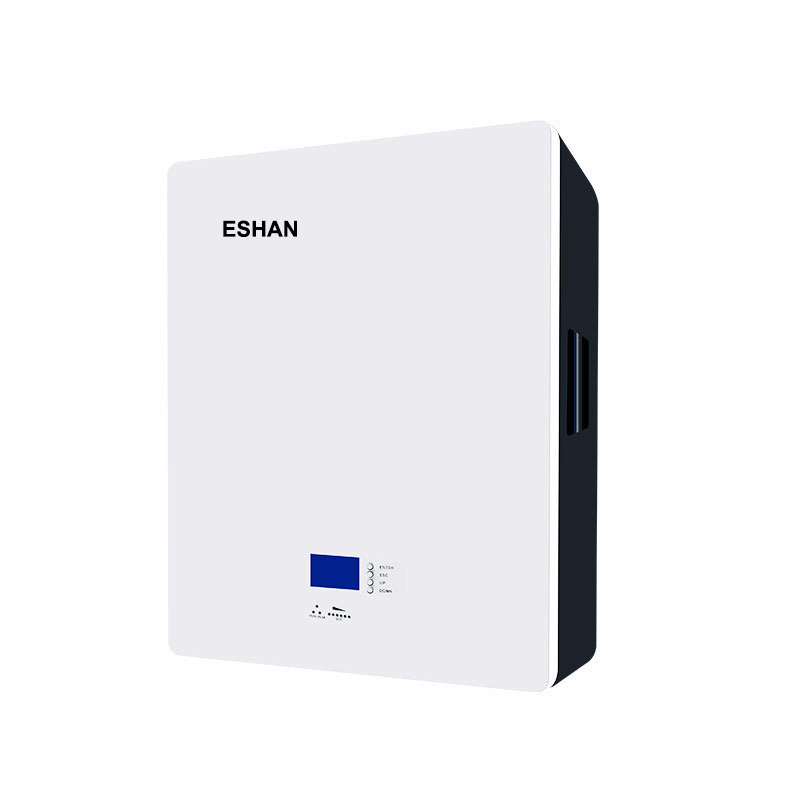 Baterías de Ión de Litio Personalizadas 5kwh Paquetes de Almacenamiento de Energía Solar para el Hogar Respaldo de Energía de Emergencia Montadas en la Pared Batería de Litio