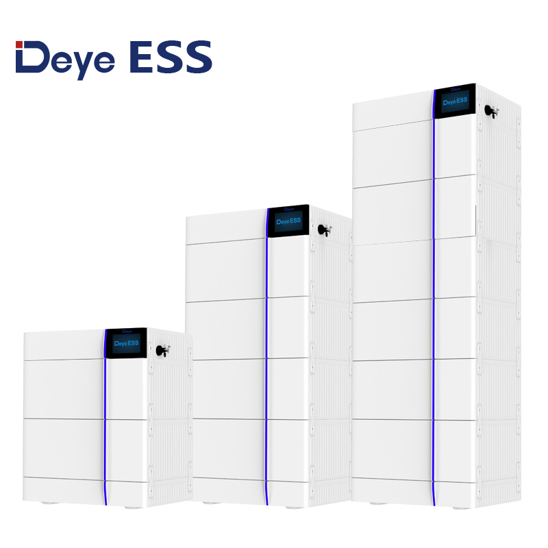 Deye Ess GB-L PRO Personalizado Logo LiFePO4 Almacenamiento de Batería de Litio para Paneles Solares