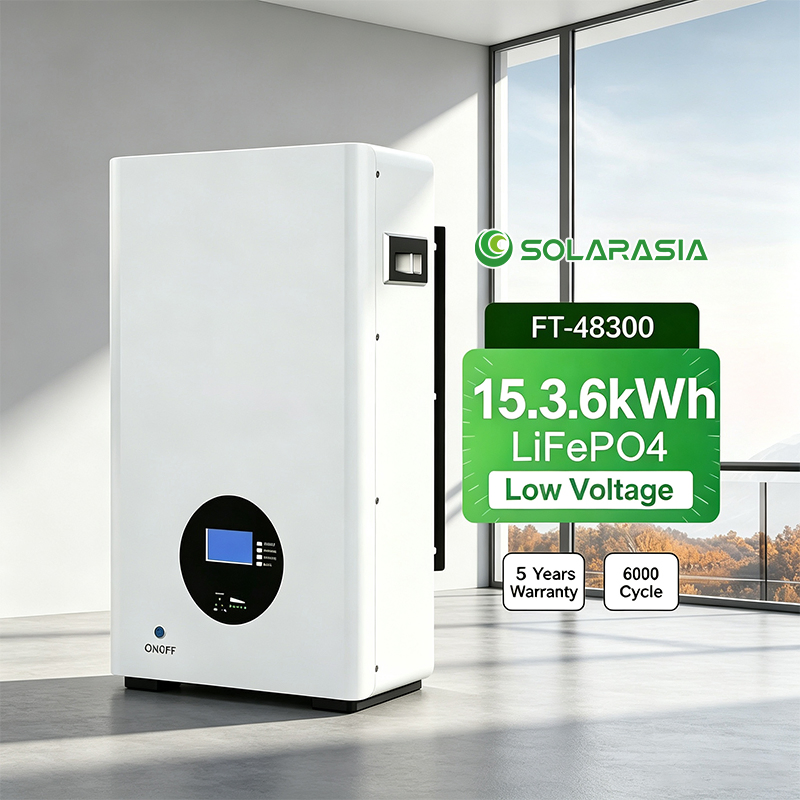 15kwh Lithium Battery Price 51.2V LiFePO4 Battery Low Voltage Solar Energy Battery Storage LiFePO4 Battery Cell for Solar System