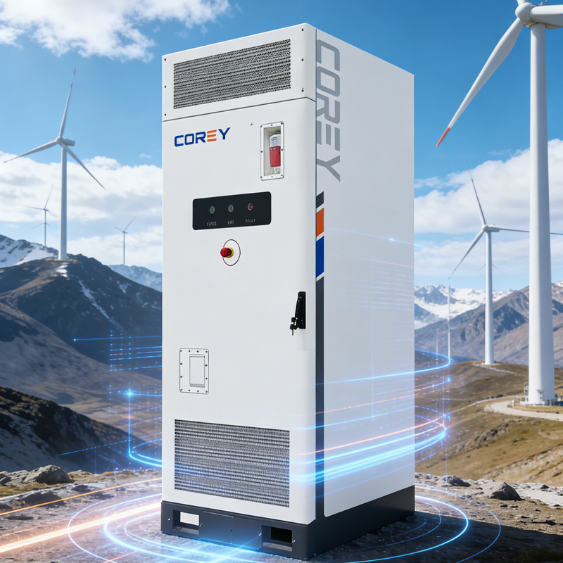 Batería de Iones de Litio de Alta Tensión 261kwh para Energía Solar Industrial
