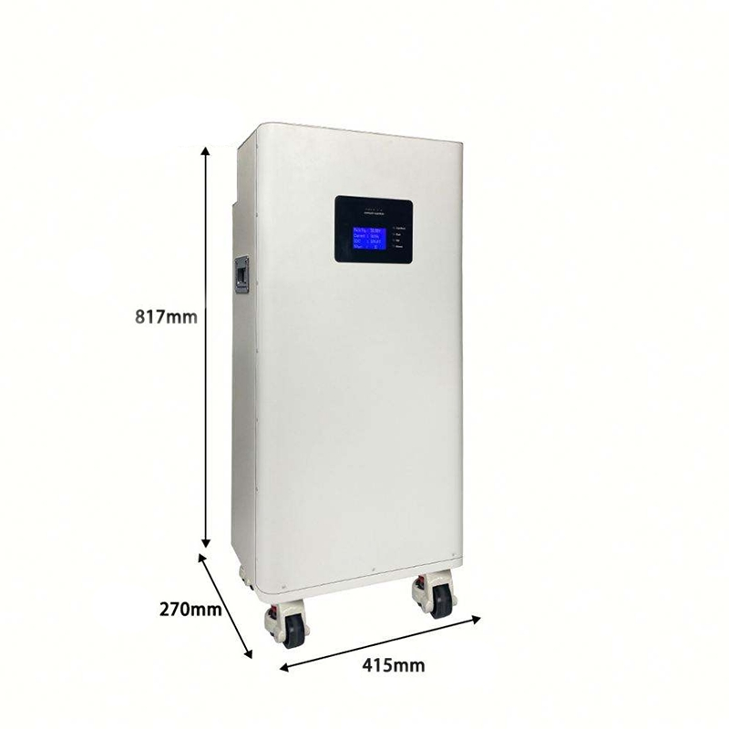 15kwh Batería de Litio Solar LiFePO4 51.2V Kit de Caja de Batería Vertical para Sistema de Almacenamiento de Energía en el Hogar