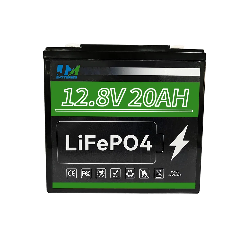 Estación de Energía Solar Personalizada 12.8V 20ah Paquete de Batería de Iones de Litio LiFePO4 Almacenamiento de Batería Recargable de Li-ion