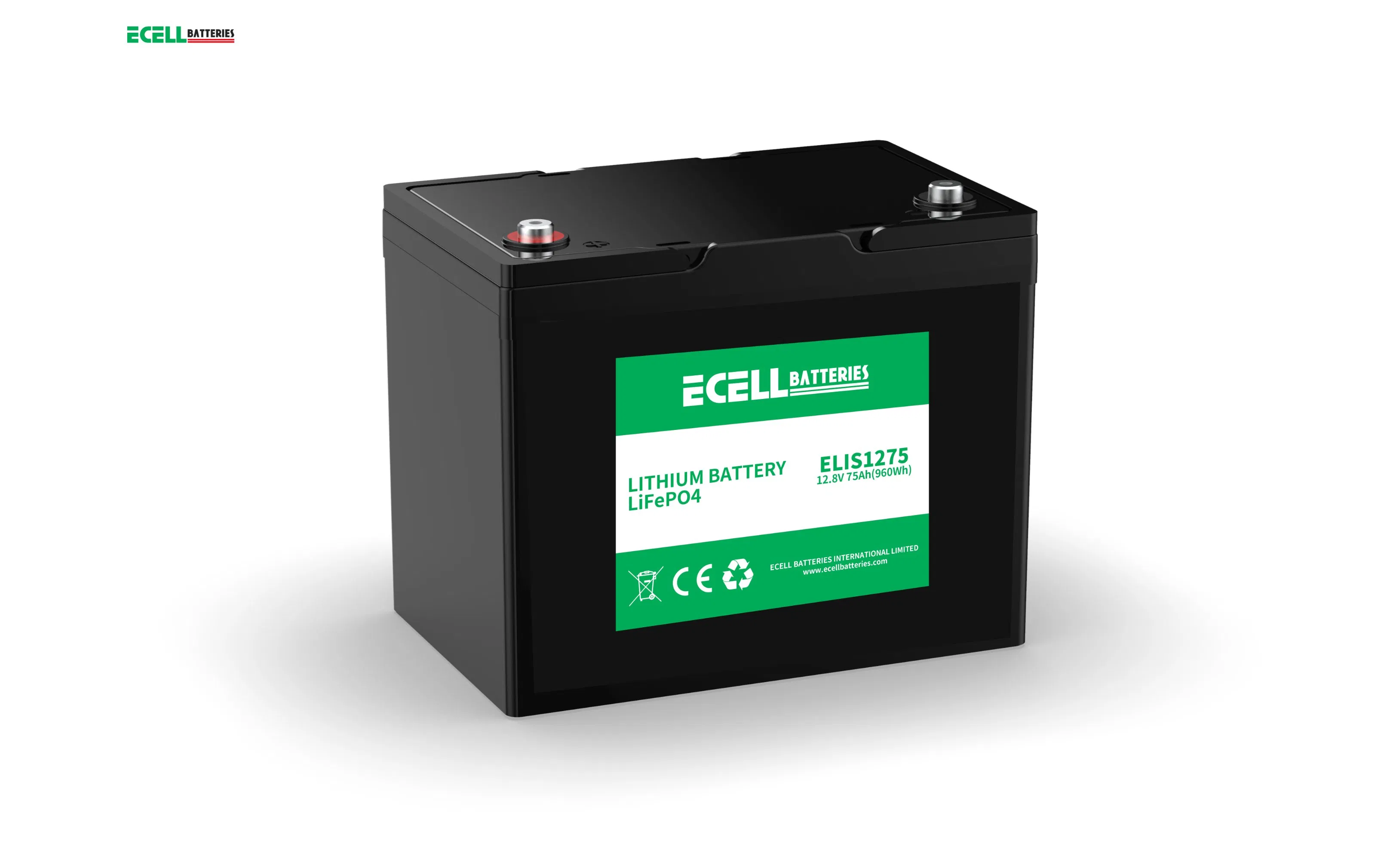 Fábrica Industrial de China 12V 75ah 50ah 7ah 9ah 24ah 30ah Batería de Litio LiFePO4 UPS para Almacenamiento de Energía Solar