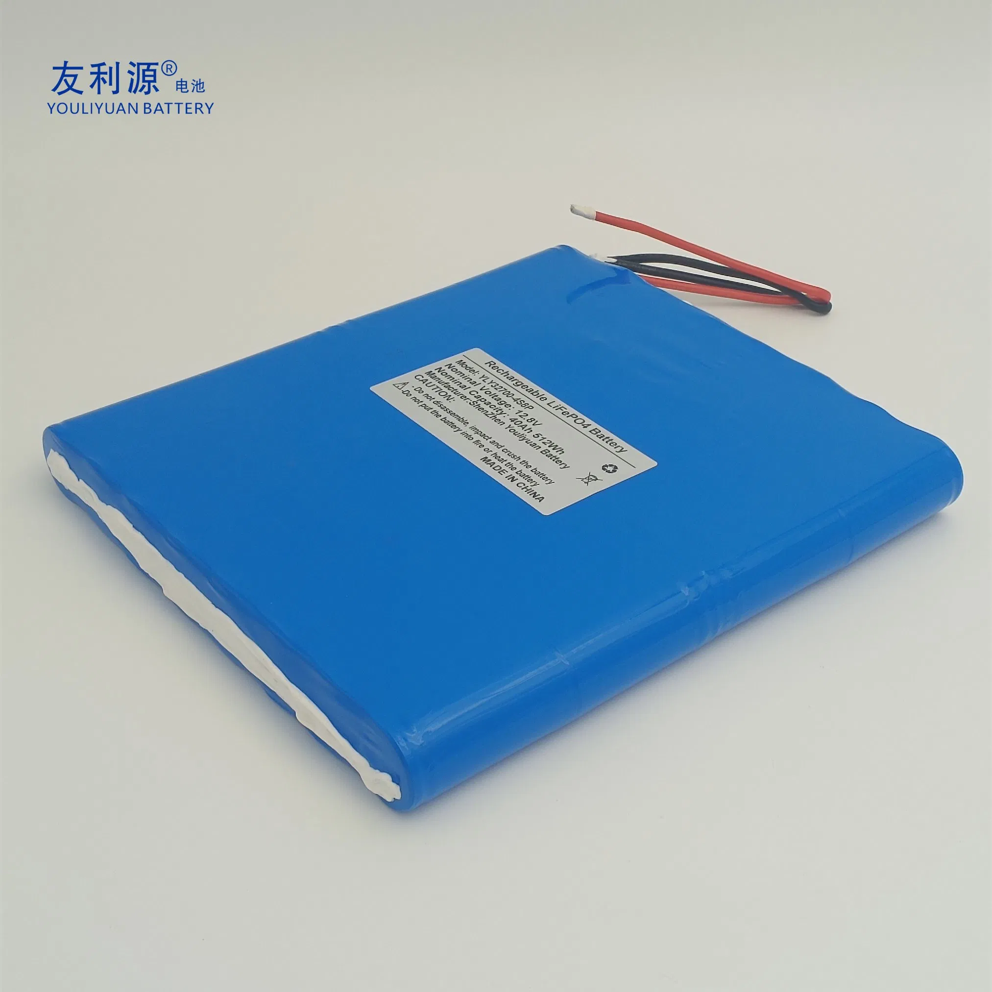 15 Años Fábrica de Baterías Personalizadas 32700 4s8p 12V 12.8V 48ah Batería Recargable LiFePO4 para Sistema de Almacenamiento de Energía Solar Luces de Calle Solares Todo en Uno