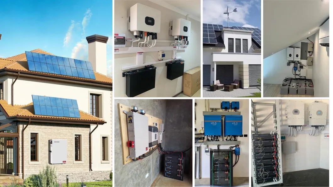 Proyectos globales de sistemas de energía solar con baterías de litio