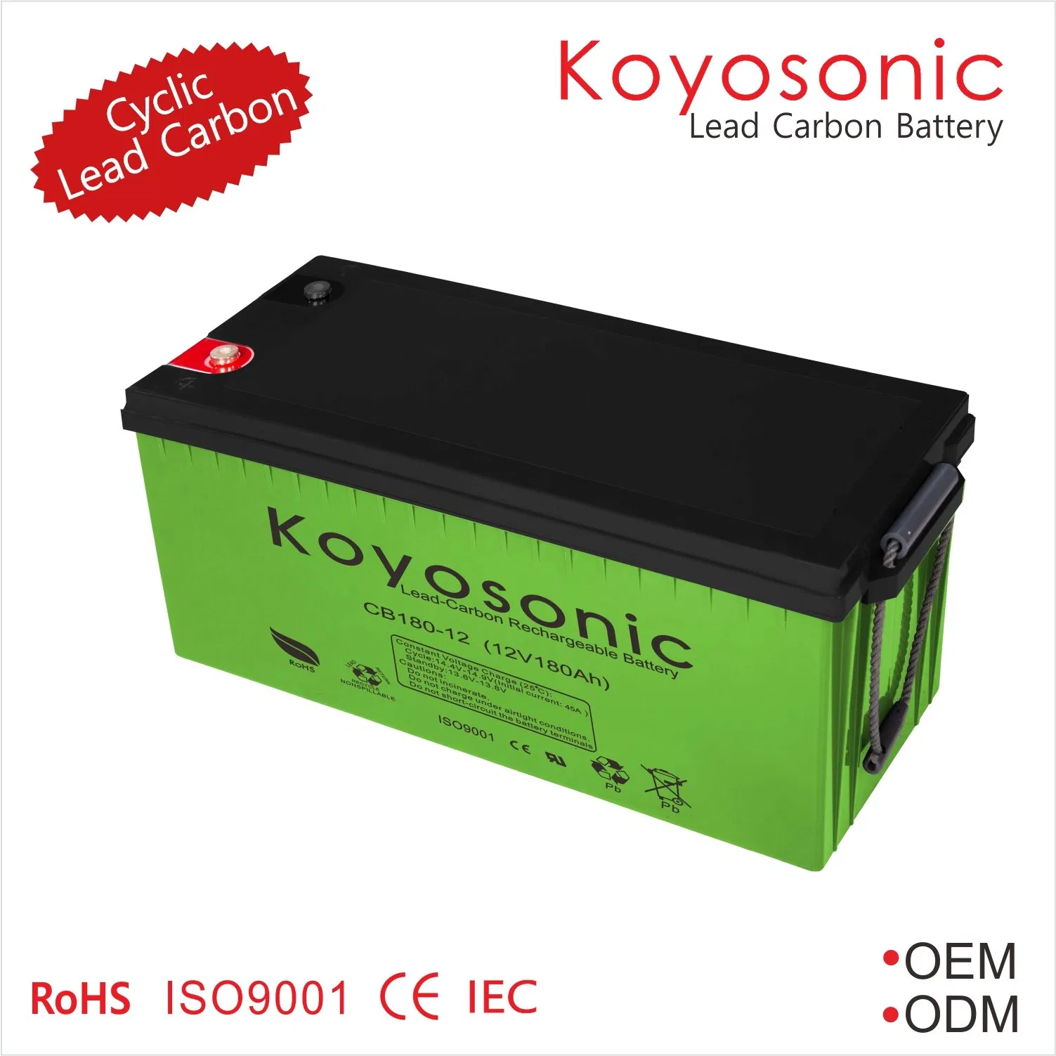 Batería de Almacenamiento Solar de Panel Solar Recargable 12V100ah 150ah 200ah 250ah Batería de Ciclo Profundo de Ácido Plomo Gel VRLA