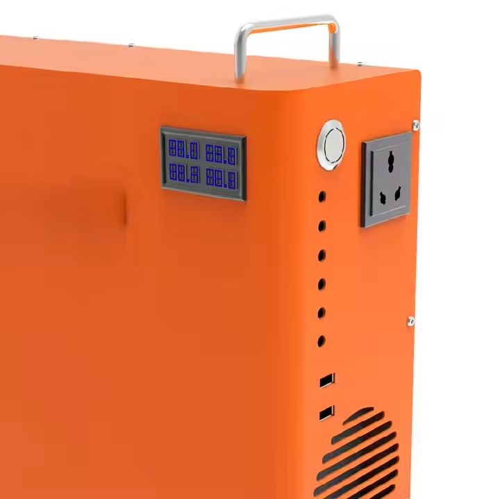 Estaciones de Energía Portátiles 1kwh batería de litio para hogar fuera de la red con panel solar y luces LED sistema de generador solar estación de energía portátil
