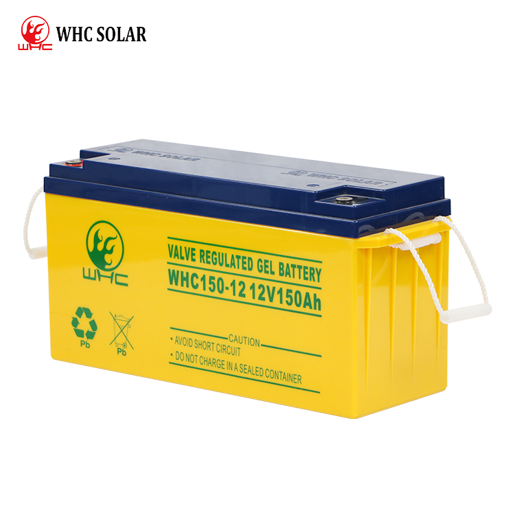 Baterías de Gel Solar y Eólica Whc Calidad Garantizada 12V150ah Batería de Almacenamiento Personalizada para el Hogar