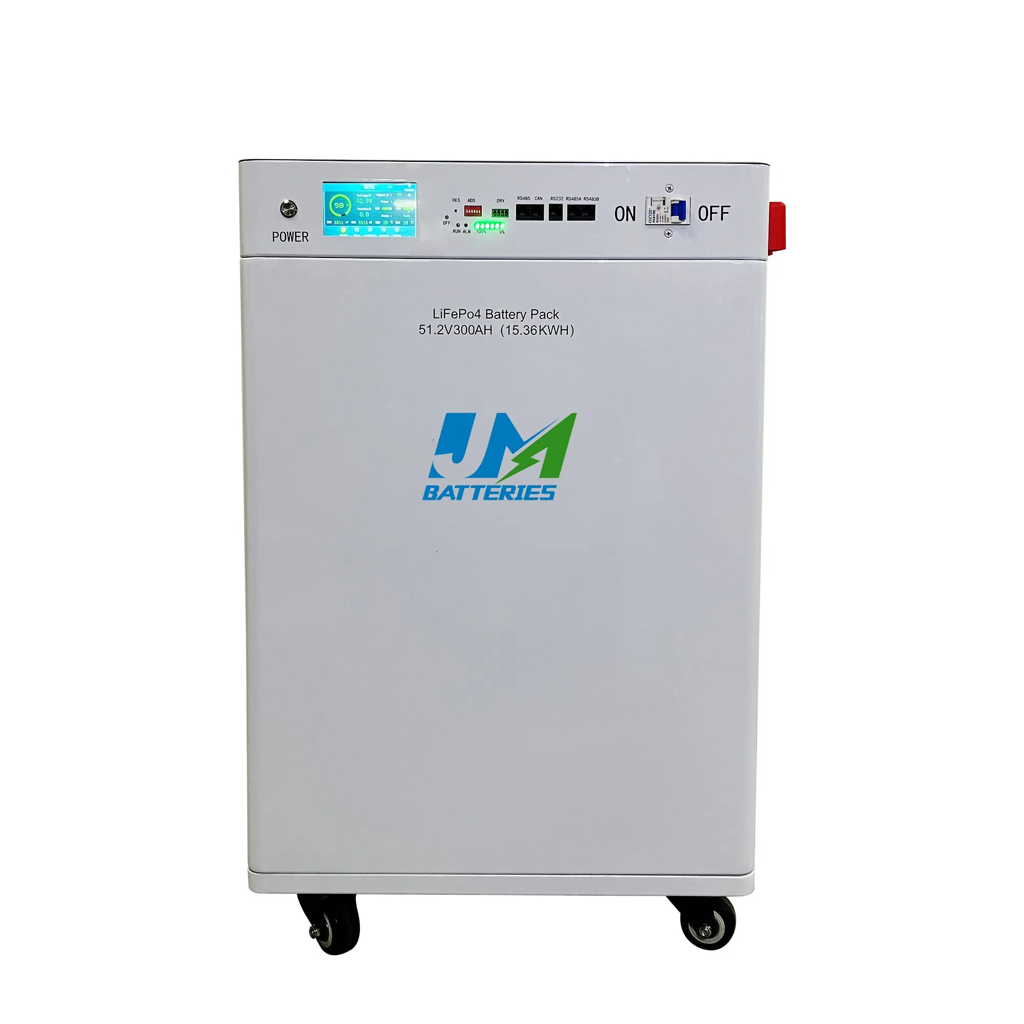 Batería de Energía Portátil 48V 51.2V 300ah Batería de Iones de Litio 15kwh LiFePO4 Sistema Solar de Batería para el Hogar