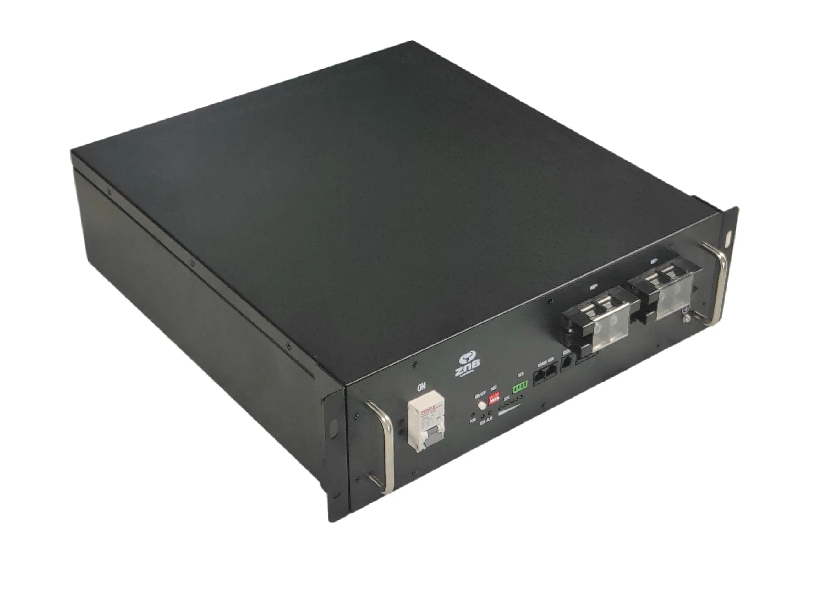 Batería de Almacenamiento de Energía Montada en Rack 51.2V 100ah 5120wh LiFePO4 Zn512100-R Energía Solar