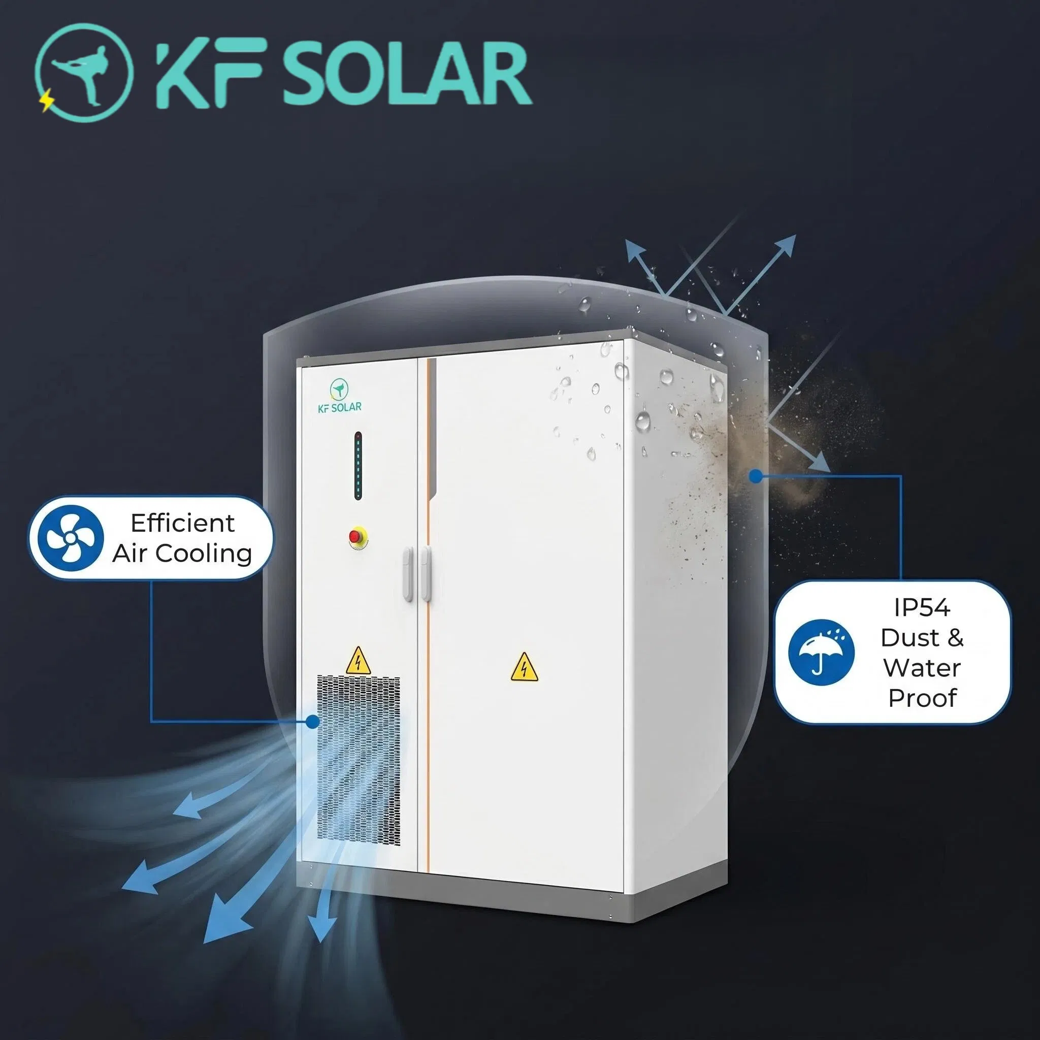 Sistema de Almacenamiento de Energía Solar de Litio Kfsolar con Inversores Bidireccionales