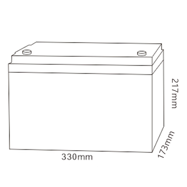 Batería de Gel de Ciclo Profundo Mhb 12V100ah para Inversor, Congelador, Pulverizador, Bomba, Generador, Luz Solar, Motor Sumergible, Scooter Eléctrico, Excavadora