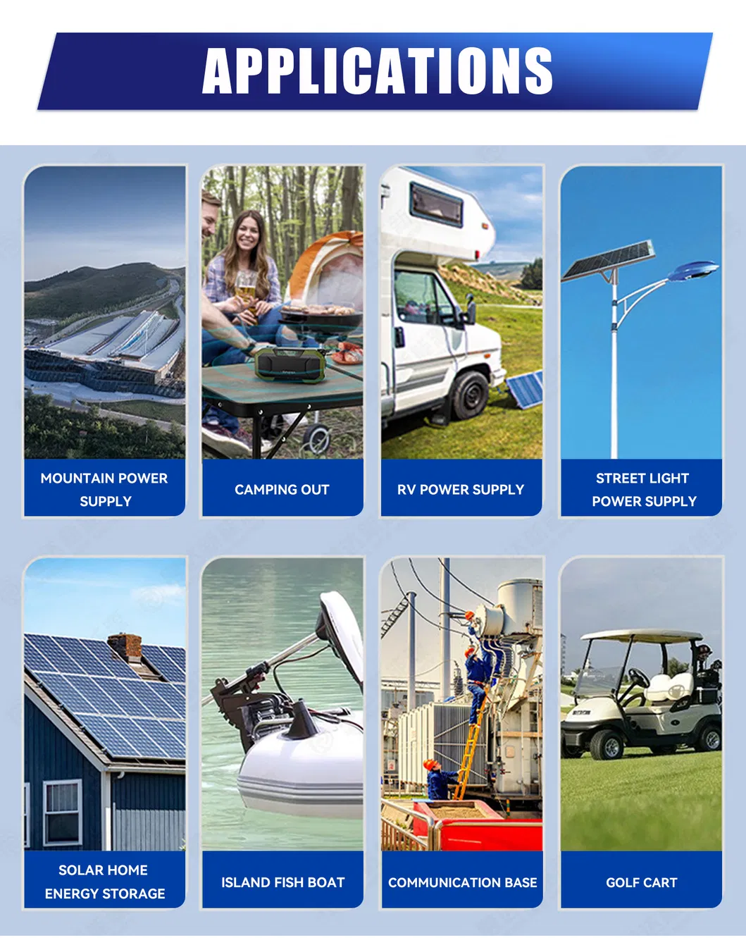 Batería de Bajo Voltaje Seguro LiFePO4 25.6V 314ah 8.03kwh Montada en la Pared para Sistema Solar/Off-Grid con Comunicación Can