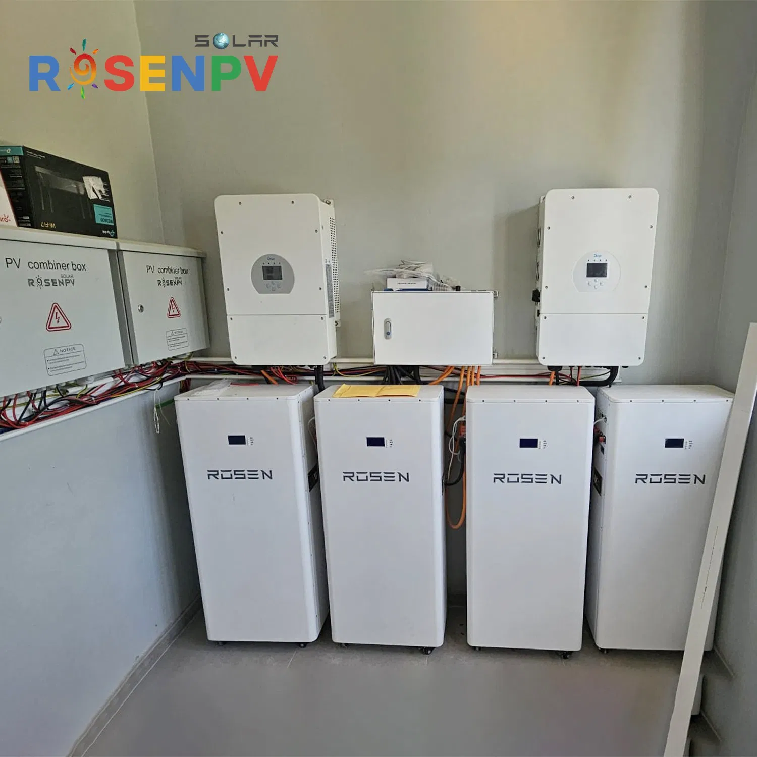 Sistema de Batería Solar Híbrido Rosen 5kw 10kwh Precio en Red Fuera de Red