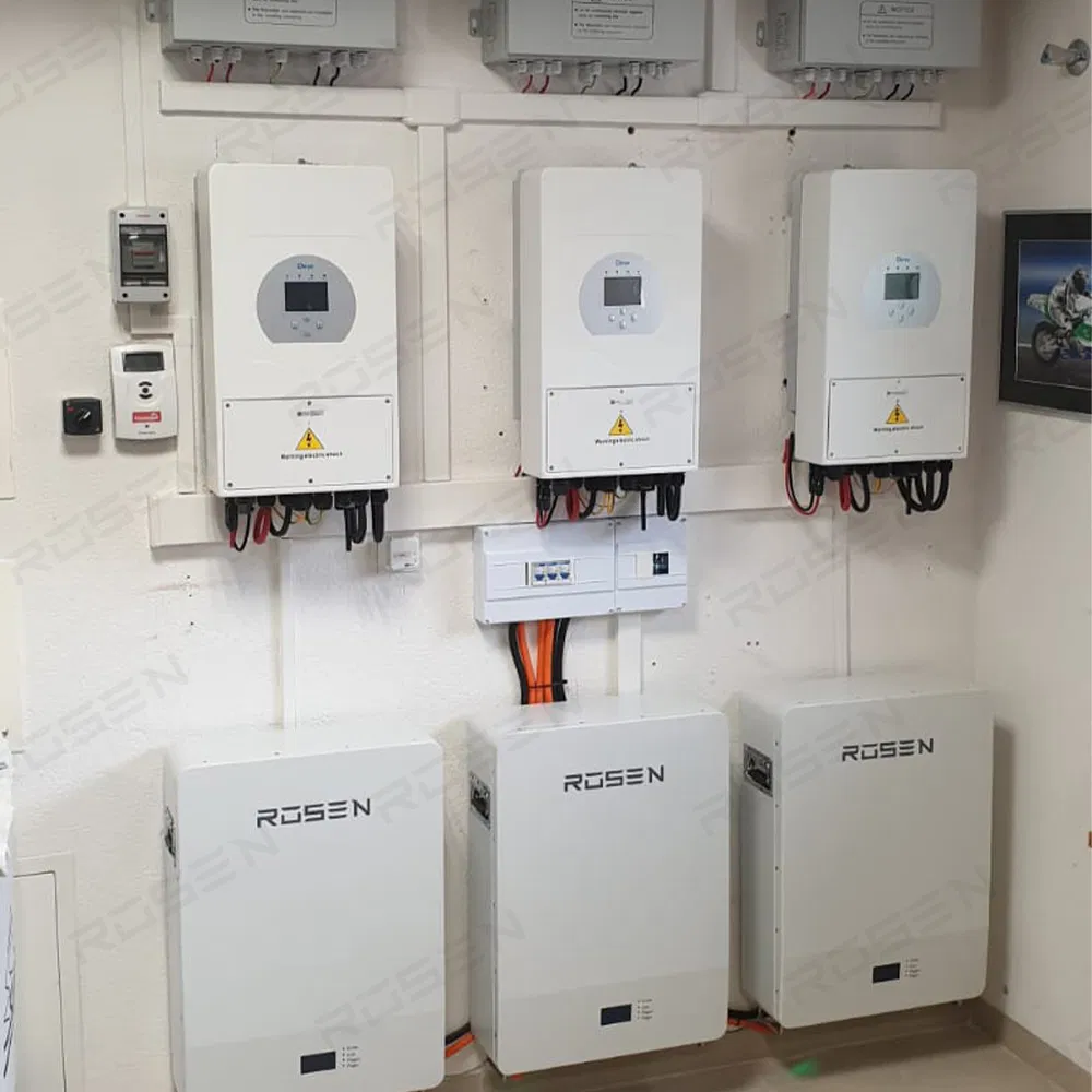 Batería de iones de litio de grado Rosen a un precio competitivo 200ah Sistema solar fuera de la red
