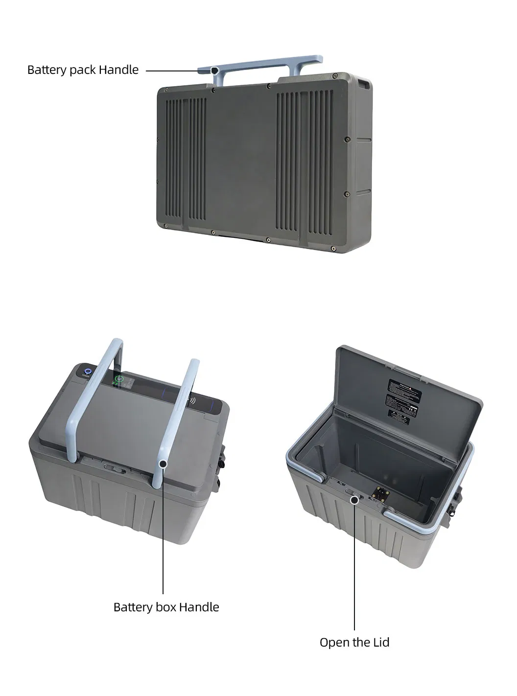 Batería de Litio Solar 2300W Portátil Confiable para Aventuras al Aire Libre