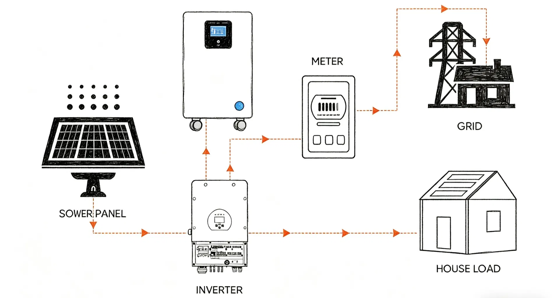 Batería de Litio Almacenamiento de Energía Solar