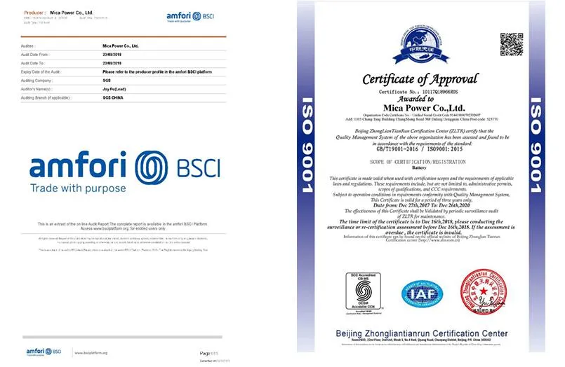 Certificados de Calidad Parte 1