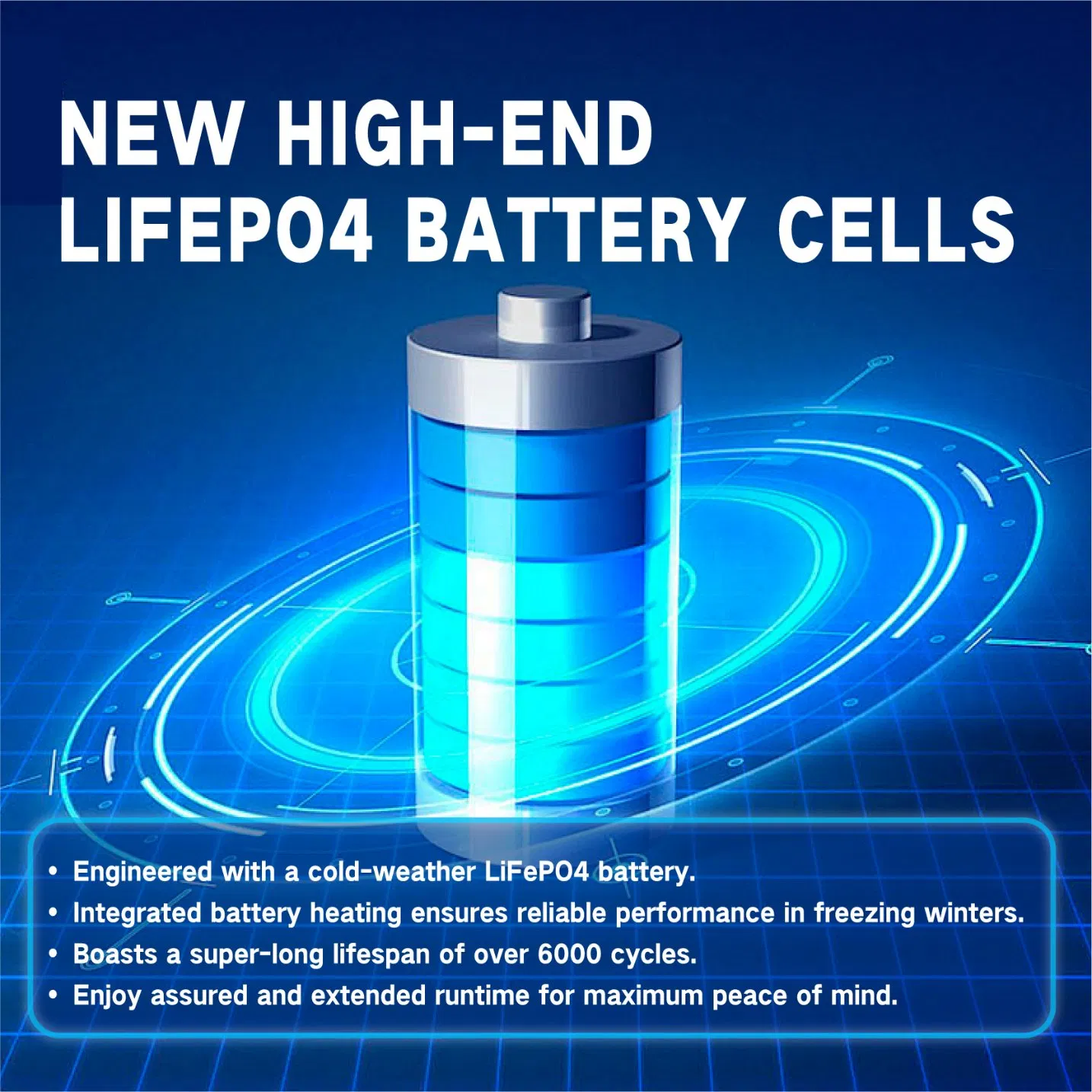 Batería Solar de Litio de Alto Rendimiento LiFePO4 12V 100ah para Sistemas Fuera de la Red