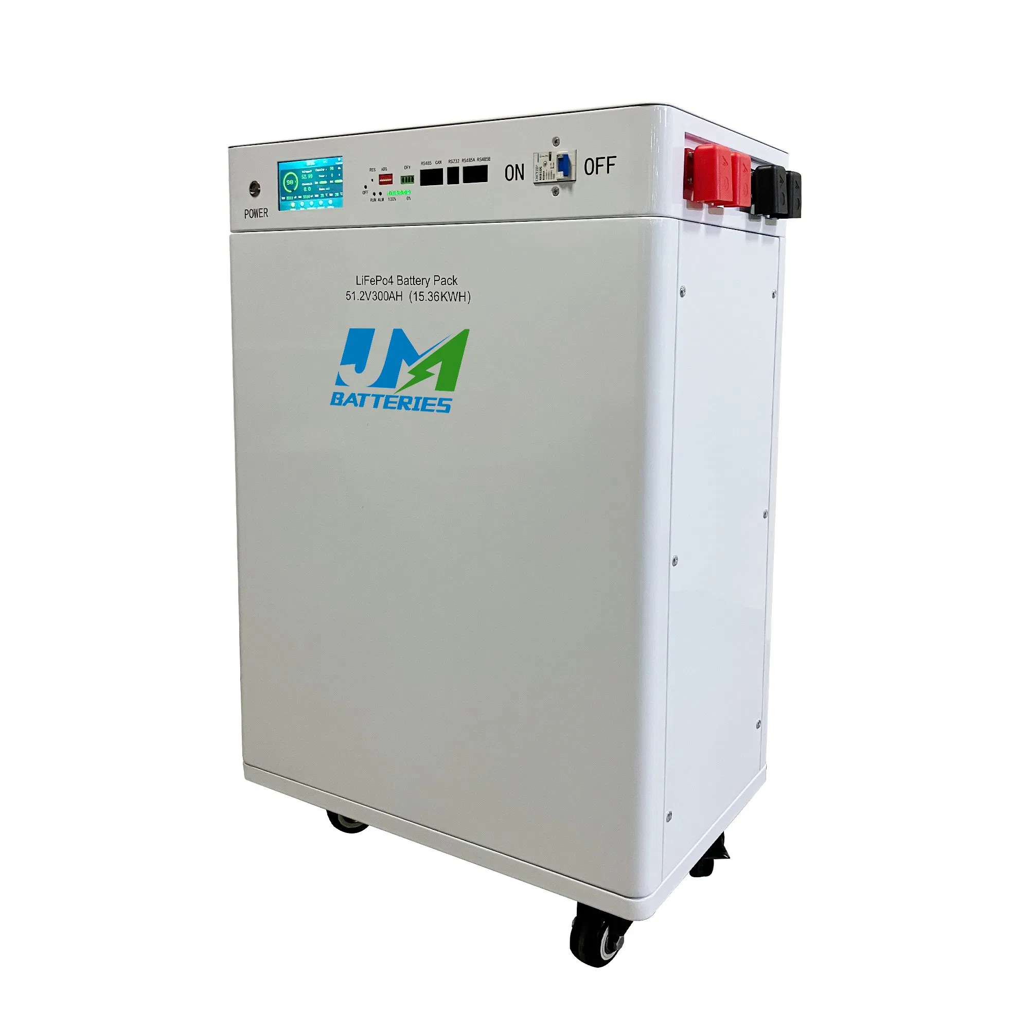 Batería de Energía Portátil 48V 51.2V 300ah Batería de Iones de Litio 15kwh LiFePO4 Sistema Solar de Batería para el Hogar