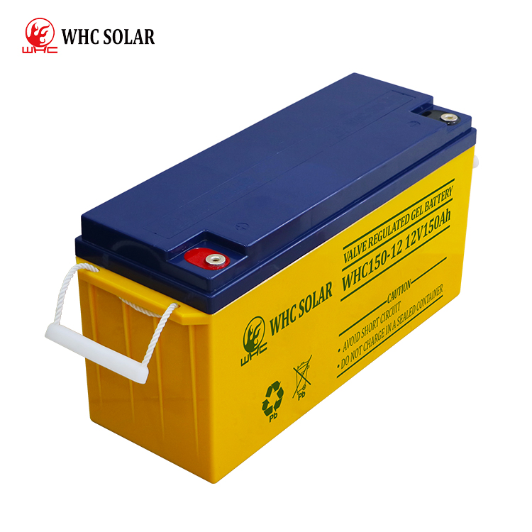 Baterías de Gel Solar y Eólica Whc Calidad Garantizada 12V150ah Batería de Almacenamiento Personalizada para el Hogar
