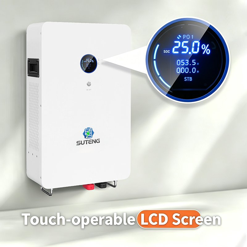 Smart Wall Mounted 51.2V 100ah 5kwh LiFePO4 Home Battery Storage System with Solar Inverter