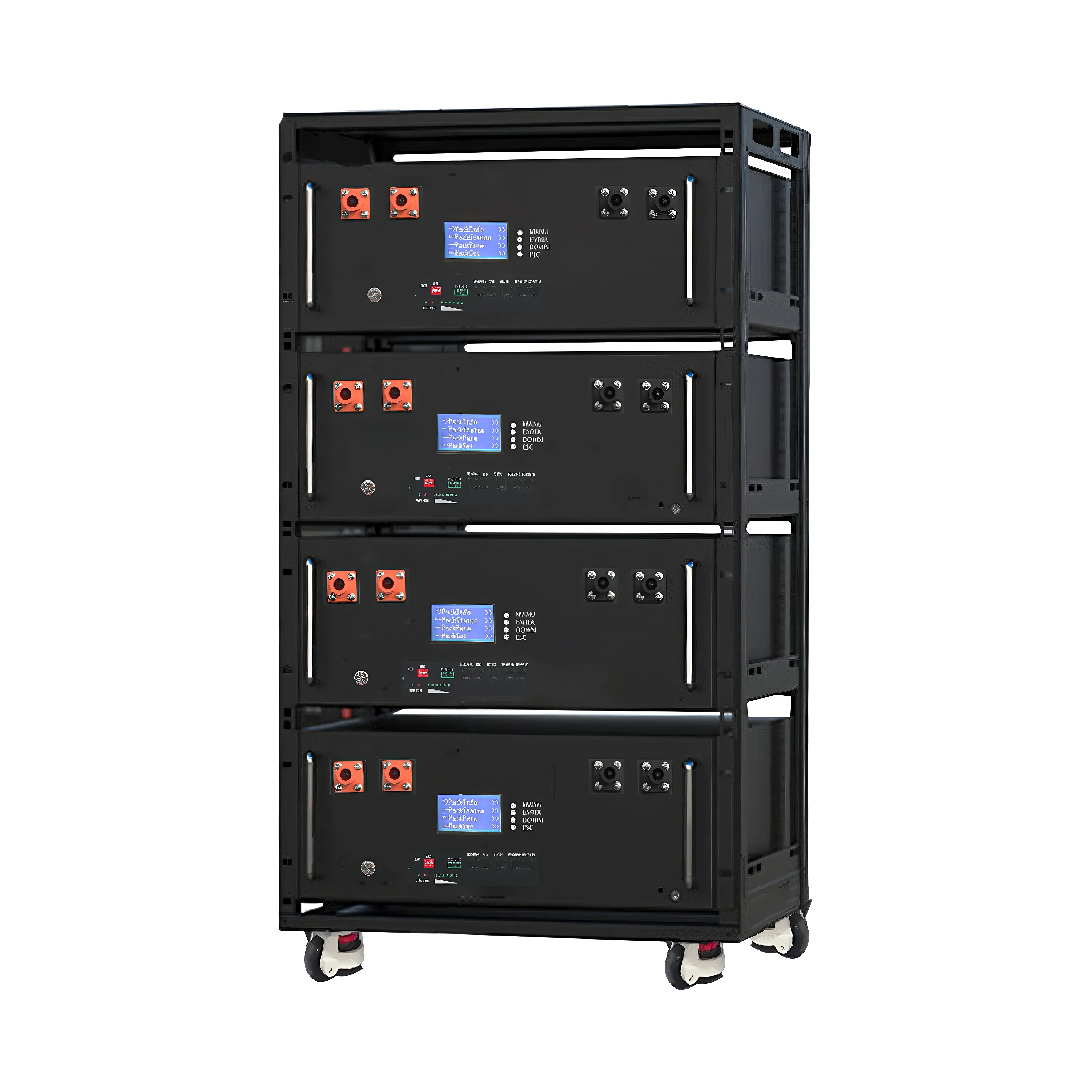 51.2V 48V 200ah 10kwh Montaje en Rack de Litio LiFePO4 Batería con BMS Integrado Sistema de Almacenamiento de Energía Solar para el Hogar