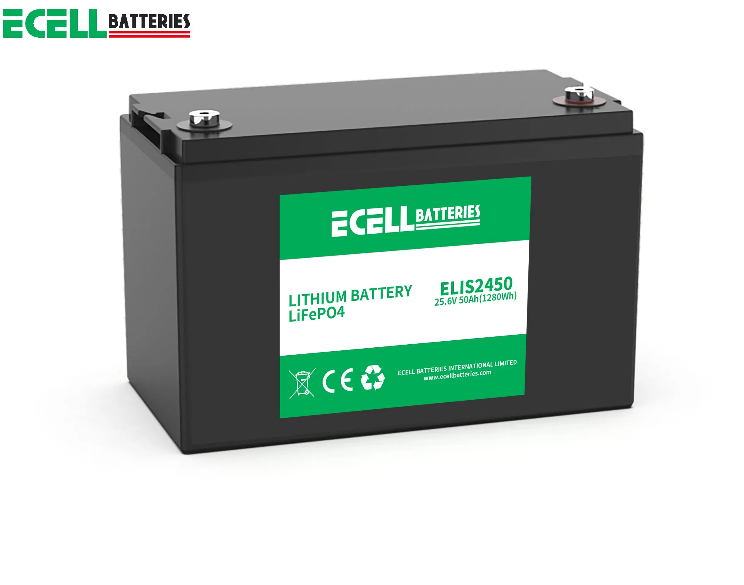Fábrica Industrial de China 12V 75ah 50ah 7ah 9ah 24ah 30ah Batería de Litio LiFePO4 UPS para Almacenamiento de Energía Solar