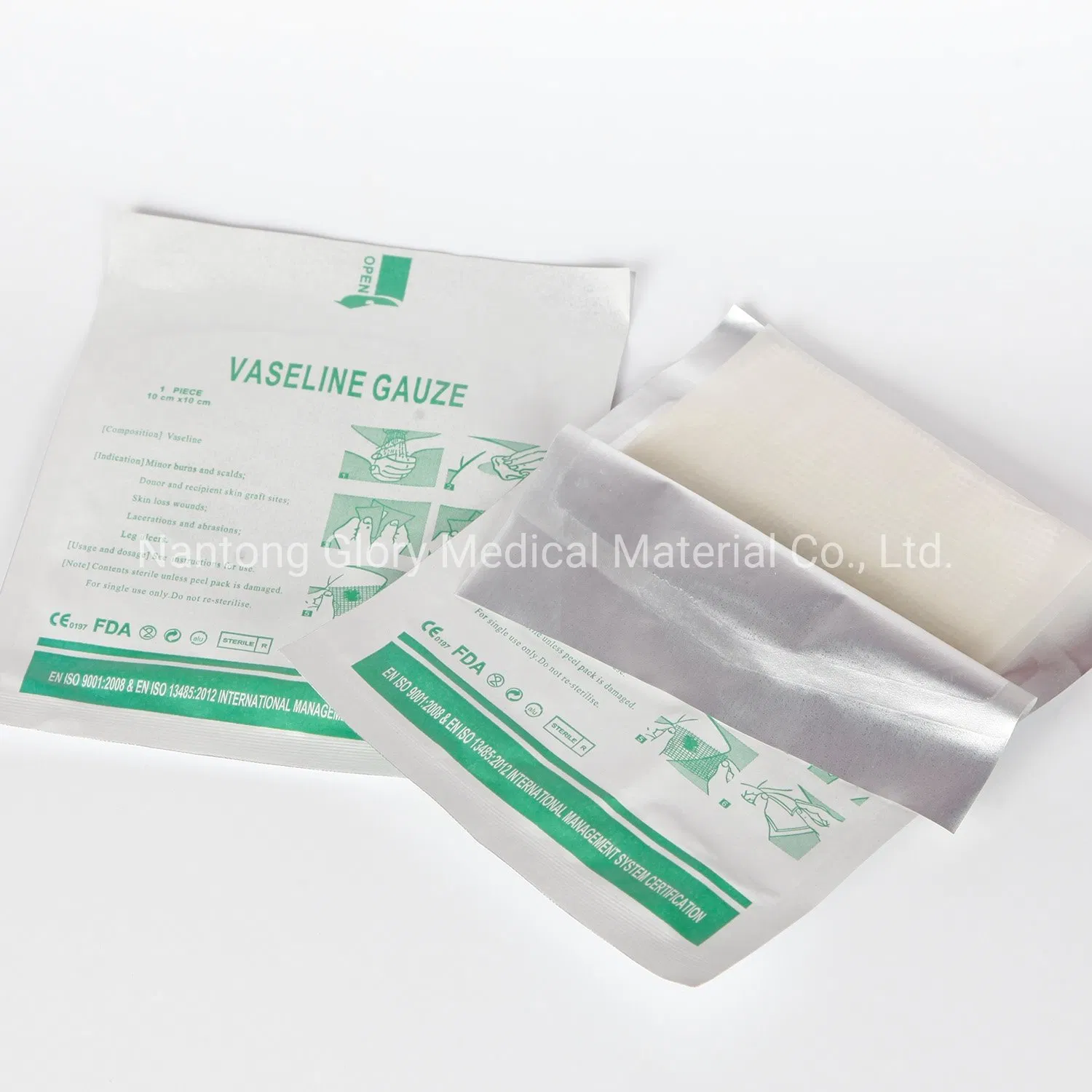 Premium Sterile Paraffin Gauze for Effective Burn Treatment