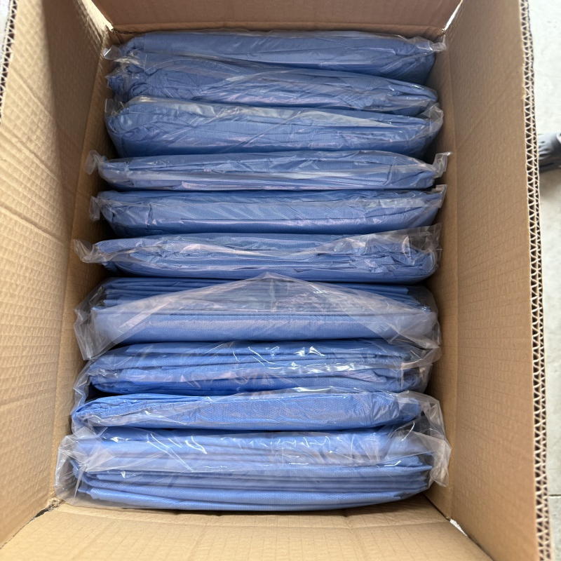 CE Approved Non Sterilized Long Sleeves PP Isolation Gown/Visit Gown/Visitor Gown