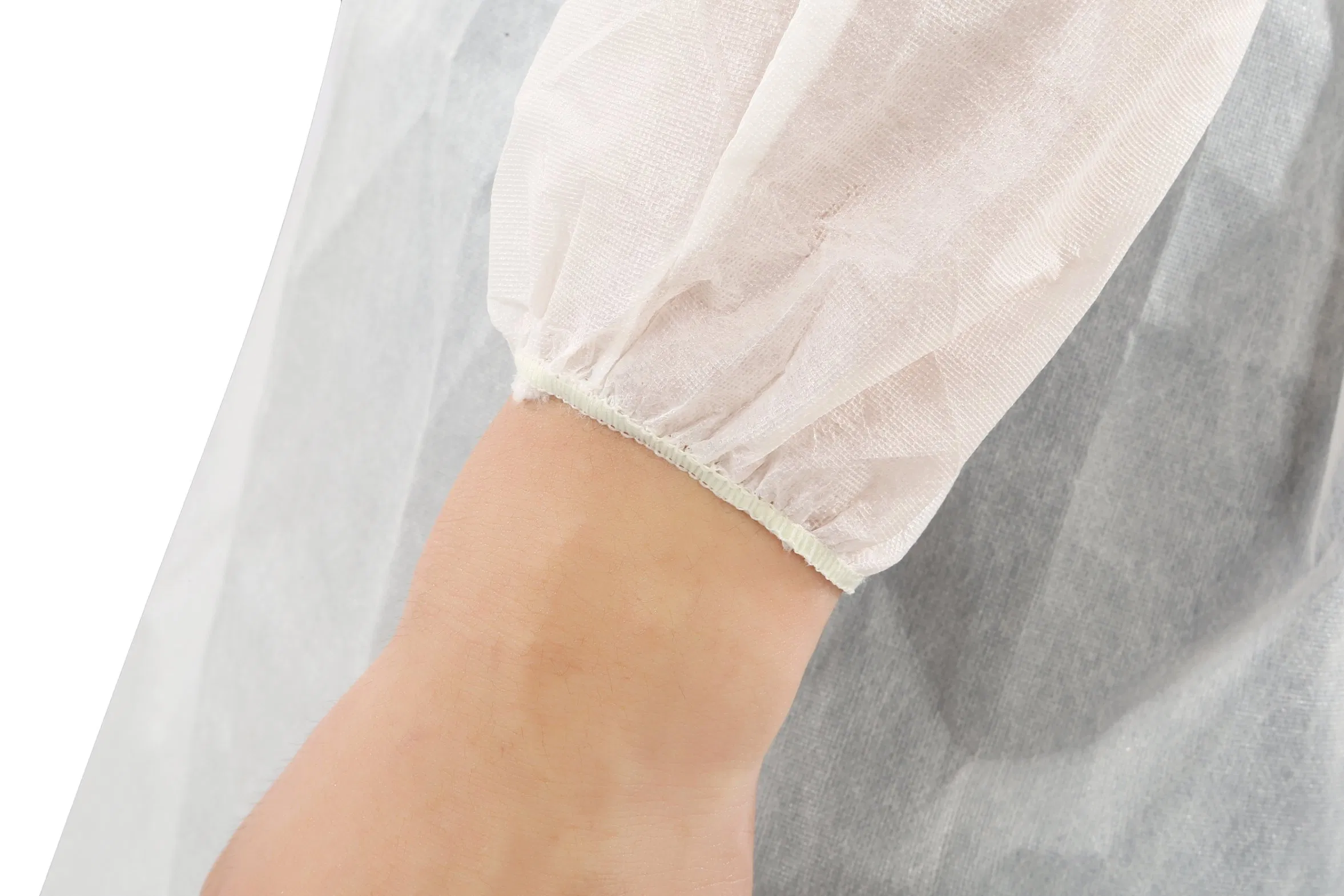 Factory Directly Supply Wholesale Waterproof Non-Woven PP Coated PE Isolation Gown