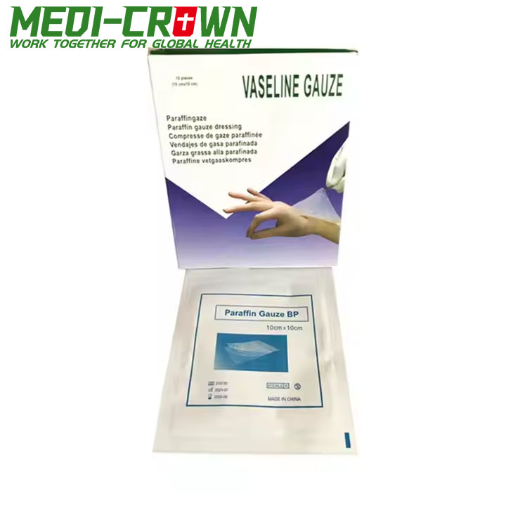 Wound Dressing Paraffin Gauze - Petrolatum Gauze Strips for Burns, Abrasions &amp; Post-Op Recovery, Free Shipping