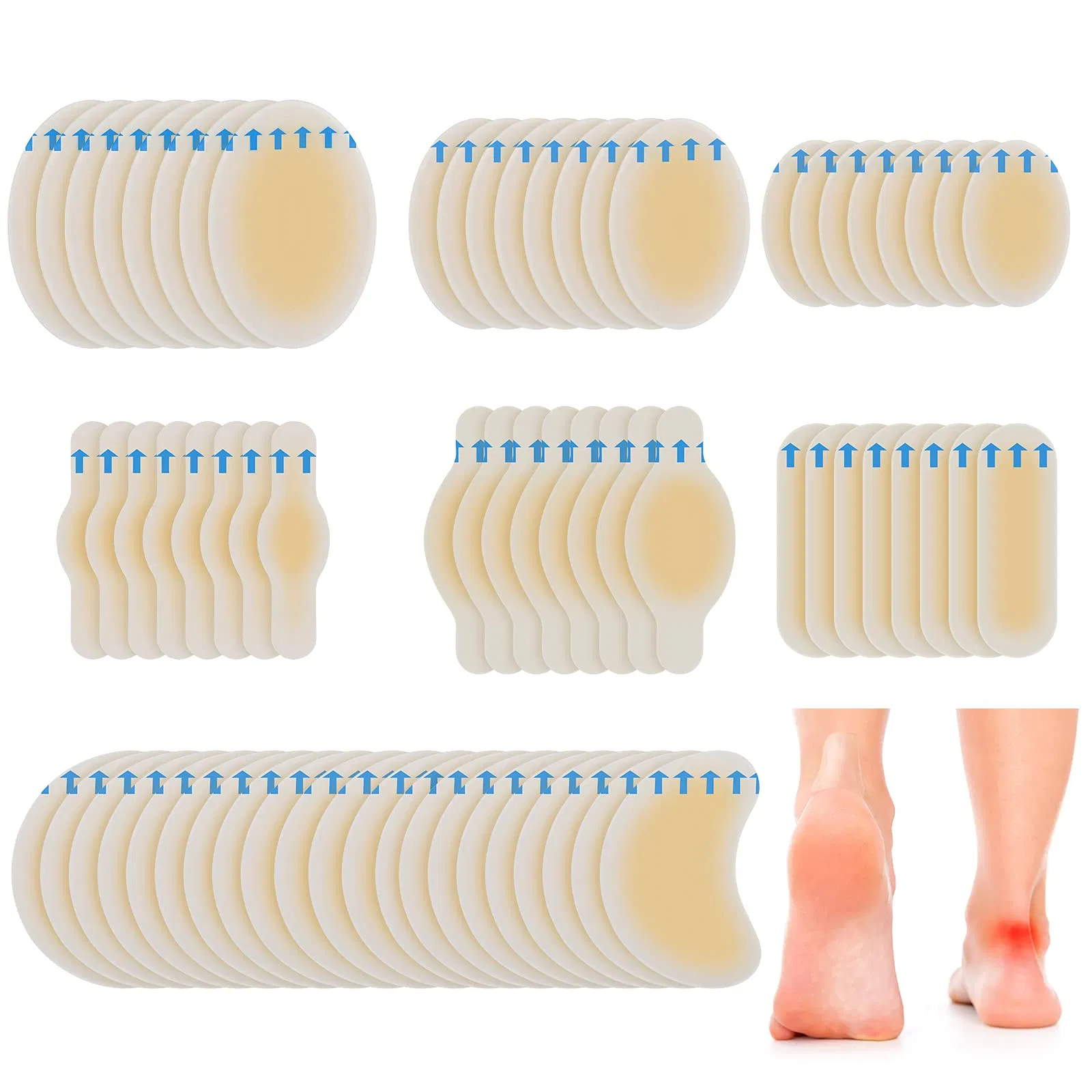 Self-Adhesive Hydrocolloid Moisture Wound Dressing for Heel Wound Care
