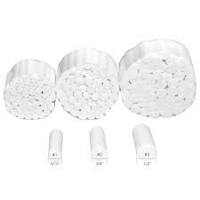 100% Pure Cotton Dental Cotton Medical Use 10*38mm Cotton Roll Best Price Manufacturer