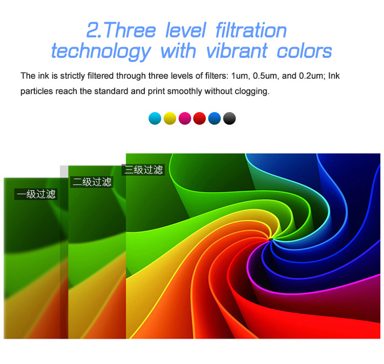 1000ml 4/6 Color Water Based Refill Ink Kits Special UV Dye Ink for HP Printer