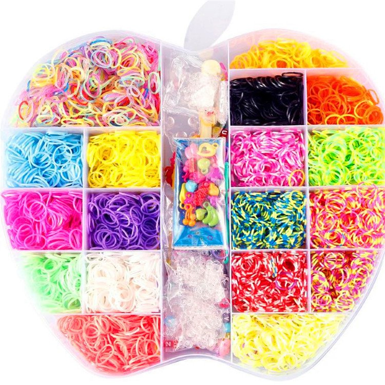 Loom Bands Kit Rubber Bands for Bracelet Making Kit DIY Art and Craft Mega Refill Kit