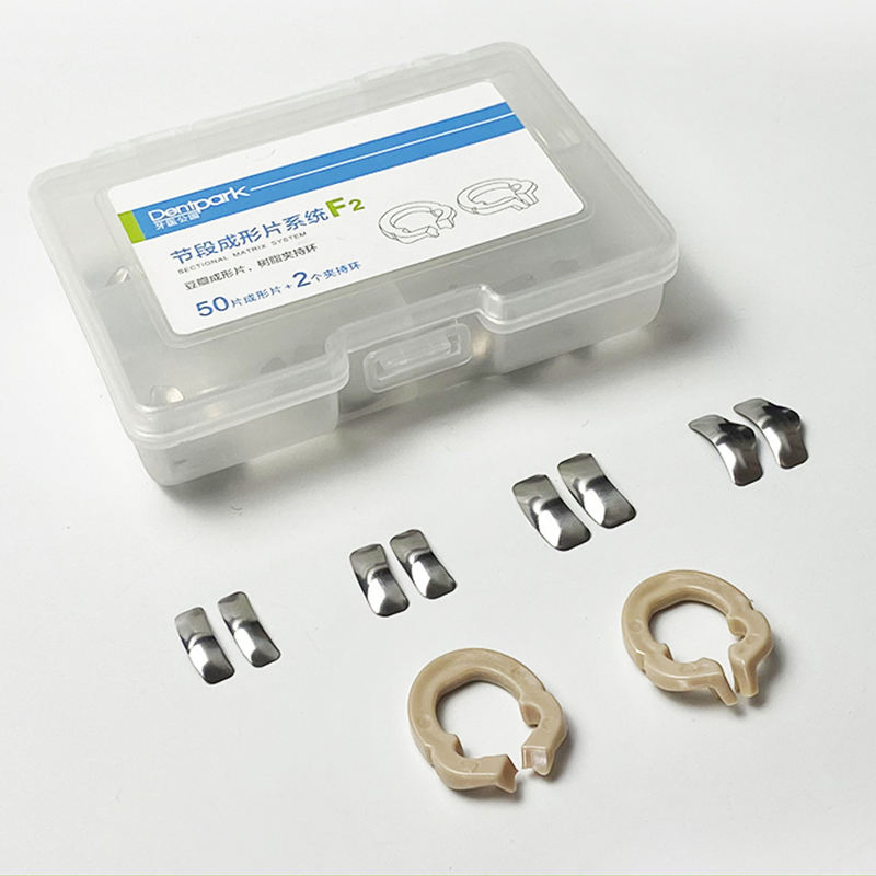 Dental Sectional Matrix System Contoured Metal Matrices Refill Matrix Bands Resin Clamps Kit