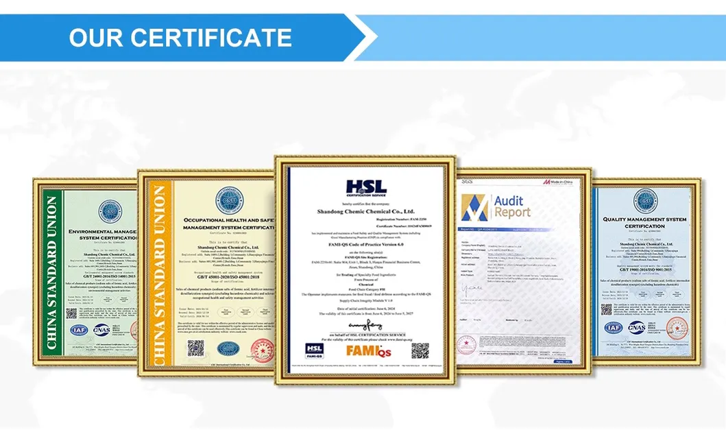 Quality Certifications