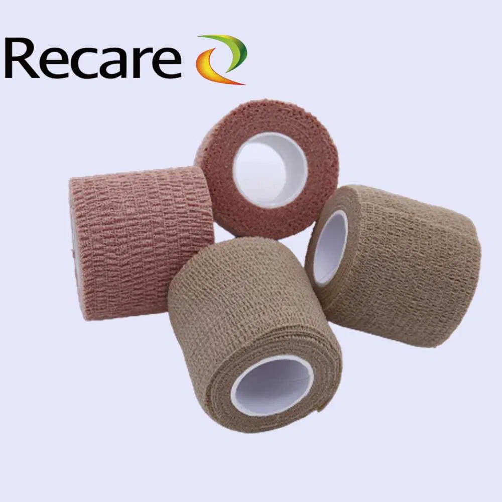 brown stretchy medical tape fabric medical fixation tape
