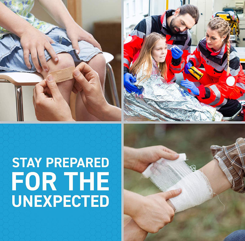 200PCS Portable Emergency Medical First Aid Kit Refill Sports Outdoor Camping First Aid Kit