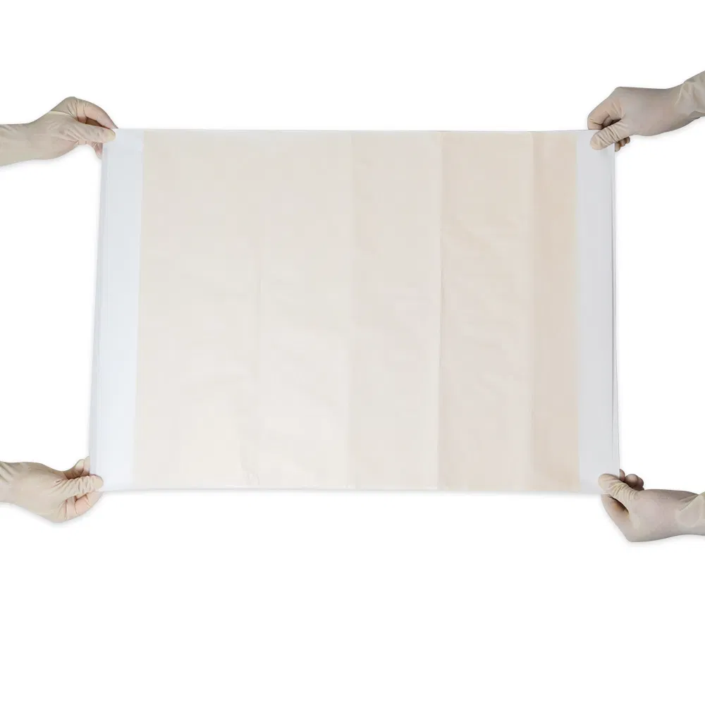 PU/PE Incise Drape Disposable Medical Iodine Film Dressing Surgical Film 17.7*23.6''